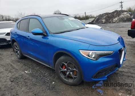 2018 Alfa Romeo Stelvio Ti Sport из США, поврежденный, VIN ZASFAKNN9J7B95555